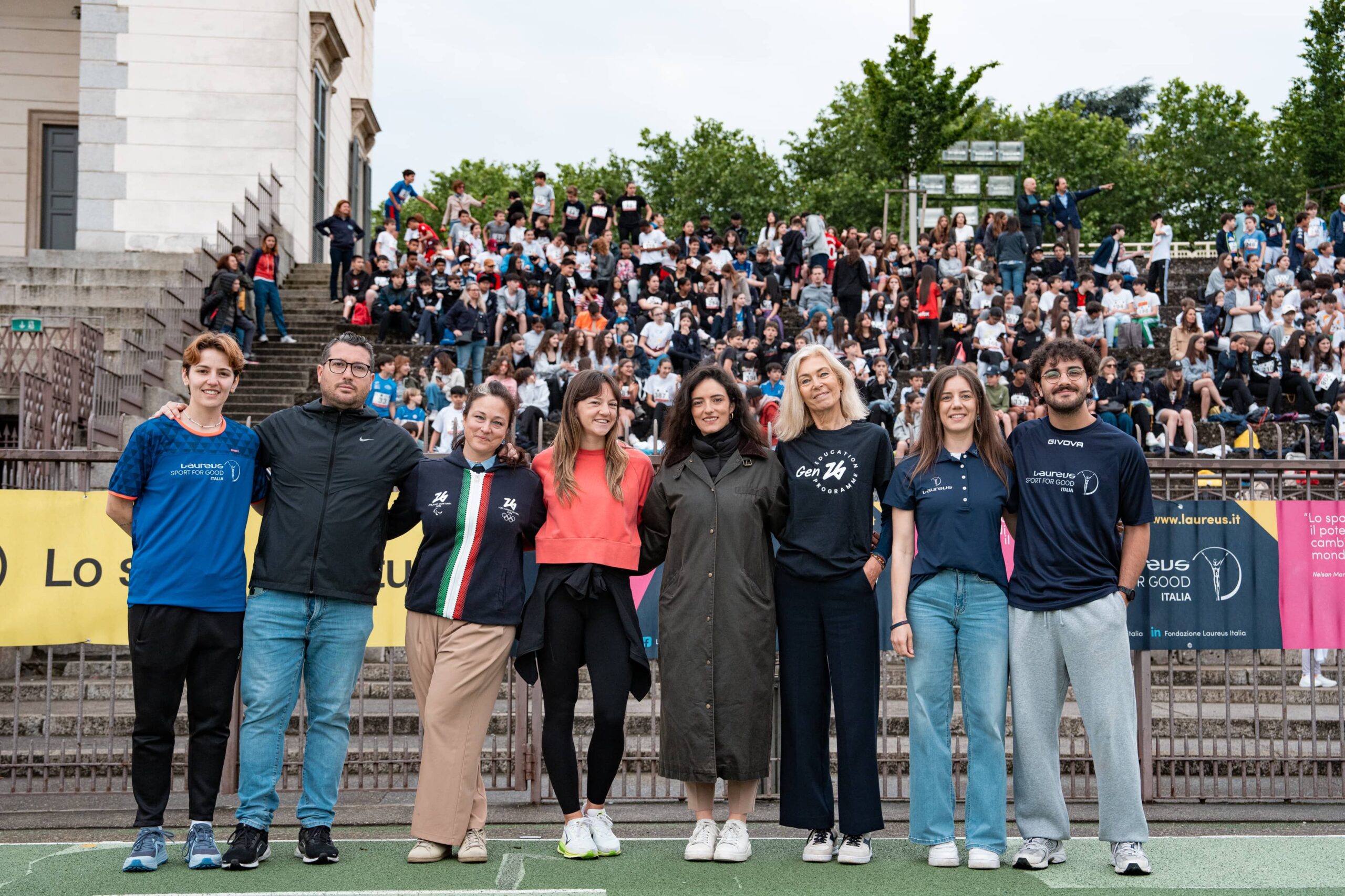 Una giornata di sport e divertimento all’Arena Civica di Milano per progetto Sprint for good di Fondazione Laureus, Raptors Milano e Rivista Undici